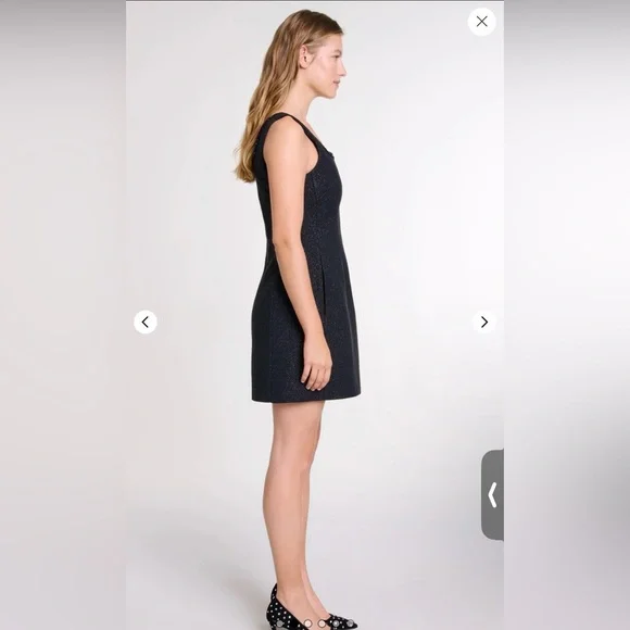 Maje new woth tags Short rhinestone dress with minor flaw - Picture 3 of 5